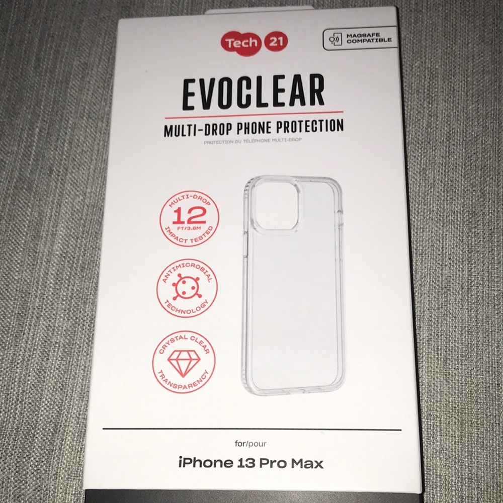Evoclear multi-drop iPhone 13 pro max case